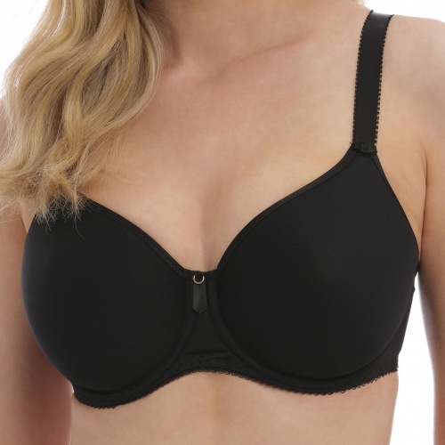 Fantasie Rebecca Essentials underwired moulded spacer bra black - front view