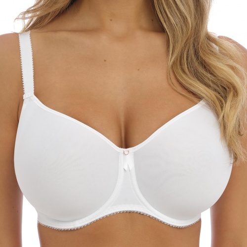 Fantasie Rebecca Essentials underwired moulded spacer bra white - front view